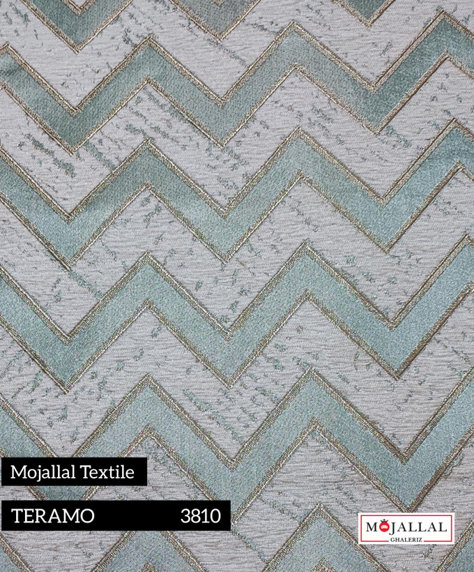 پارچه مبلی طرح موج دار _پارچه مبلی شانل برند مجلل _طرح موج دار