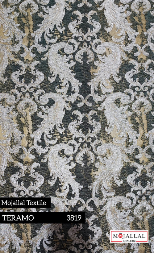 پارچه طرح گل شانل _ پارچه مبلی برند مجلل_ پارچه مبلی قیمت مناسب