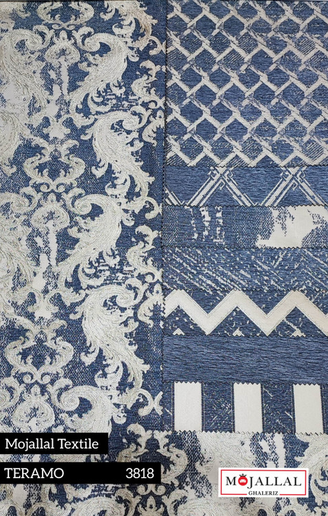 پارچه مبلی لوزی ریز_پارچه مبلی مجلل_پارچه مبلی ترامو_پارچه مبلی شانل_پارچه مبلی شیک و خاص_پارچه مبلی لوزی_پارچه مبلی آبی