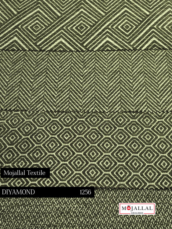 پارچه مبلی دیاموند با اشکال هندسی_پارچه مبلی برند مجلل