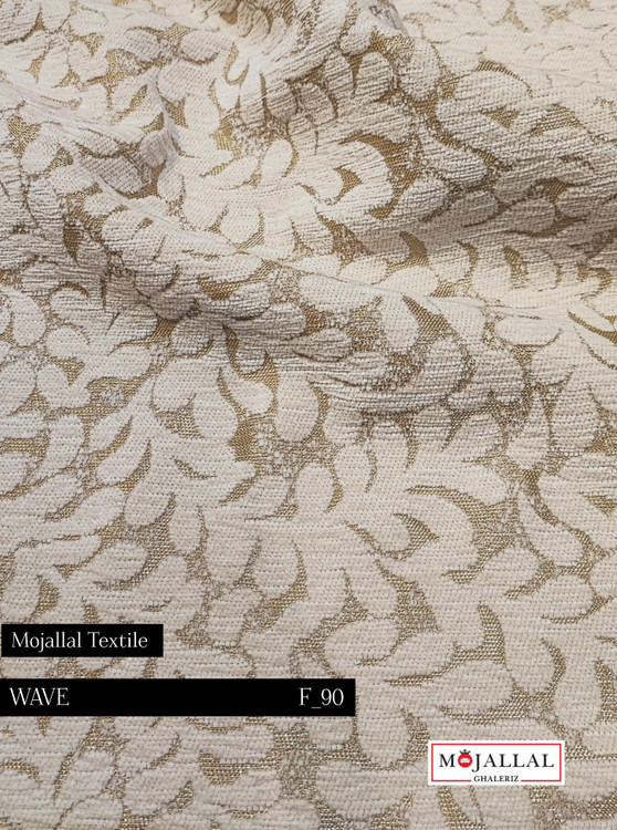 پارچه مبلی گل درهم رنگ کرم_قیمت و خرید پارچه مبلی