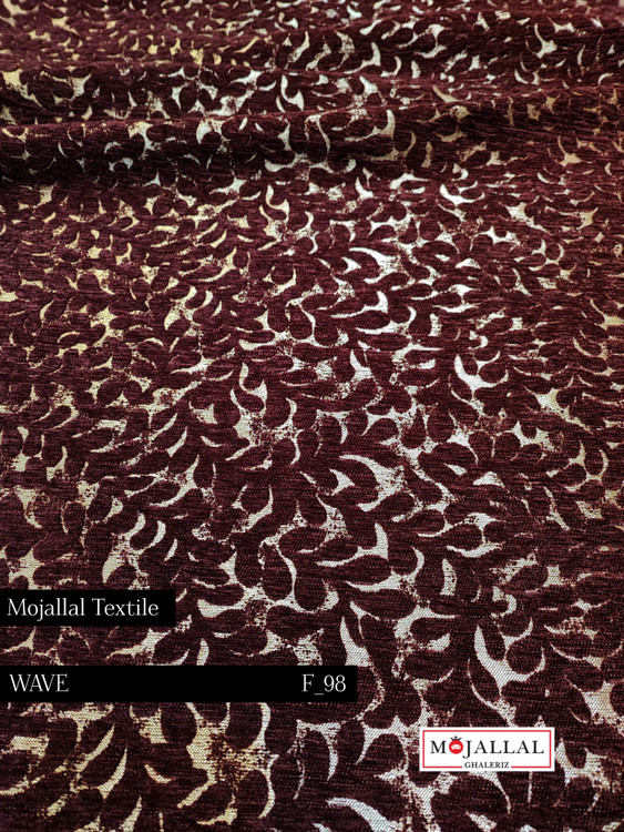 قیمت و خرید پارچه مبلی شانل طرح گل درهم رنگ زرشکی_پارچه مبلی مشابه ترک