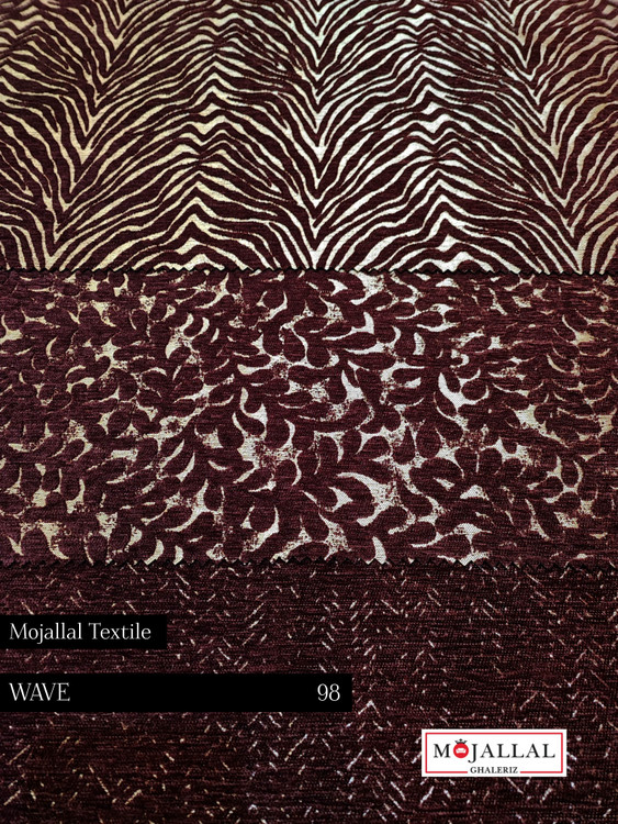 پارچه ویو در سه طرح و رنگ زرشکی_پارچه مبل قیمت مناسب و ارزان_