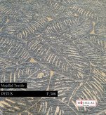 قیمت و خرید پارچه مبلی شانل طرح برگ رنگ آبی_قیمت و خرید پارچه مبلی شانل لاکچری