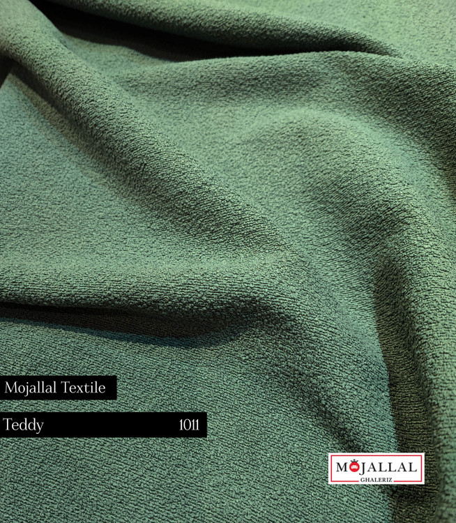 قیمت و خرید پارچه مبلی شانل ساده تدی طیف رنگ سبز_پارچه مبلی با قیمت مناسب و کیفیت بالا