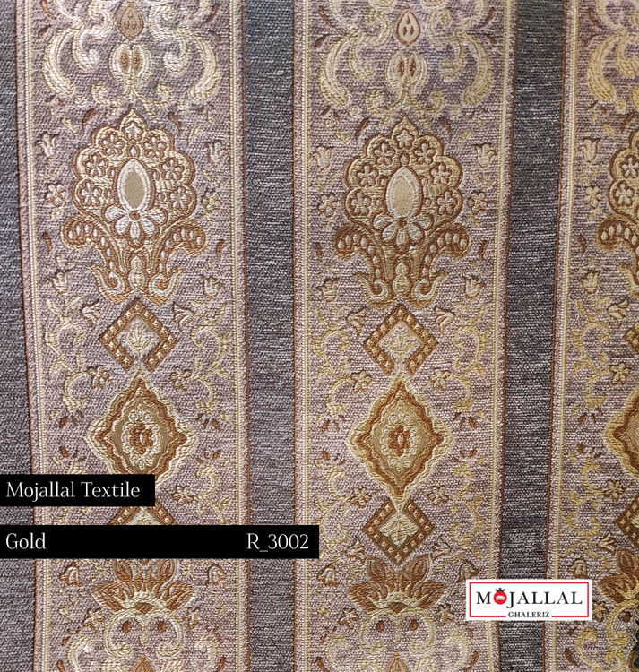 قیمت و خرید پارچه مبل دوشان ویسکوز طرح راه رنگ یاسی توسی