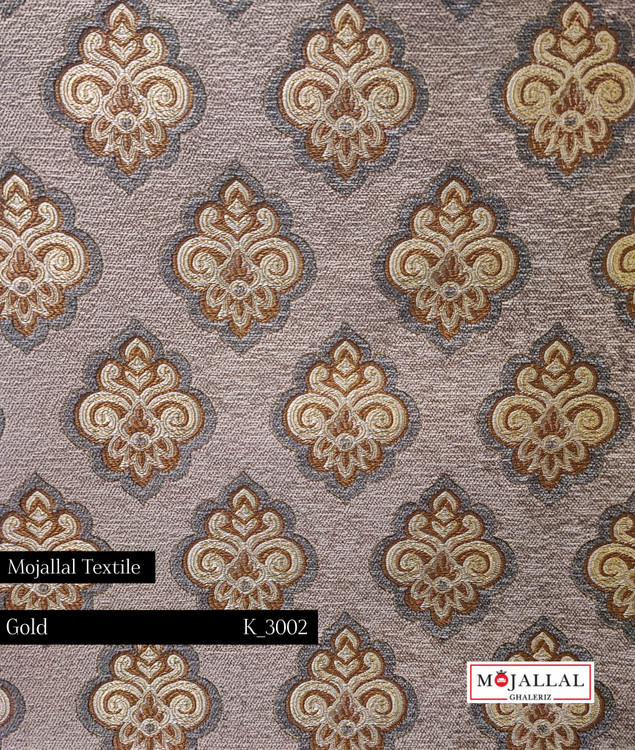 قیمت و خرید پارچه مبلی دوشانل ویسکوز طرح کمبین رنگ یاسی طوسی