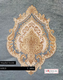 قیمت و خرید پارچه مبلی دوشانل بافته شده با نخ شانل وارداتی رنگ آبی_پارچه مبلی تک گل رکیب رنگ آبی و نقرهای