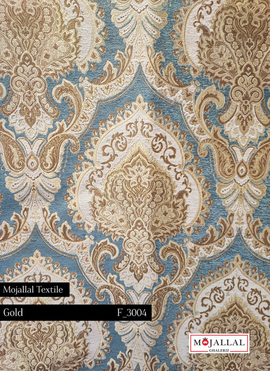 قیمت و خرید پارچه مبلی دو شانل گلد رکیب رنگ آبی و نقرهای_پارچه مبل با قیمت مناسب و کیفیت بالا