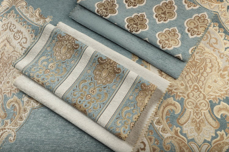 پارچه مبلی گلد دو شانل در چهار طرح و دو ساده_قیمت و خرید پارچه مبلی ترک