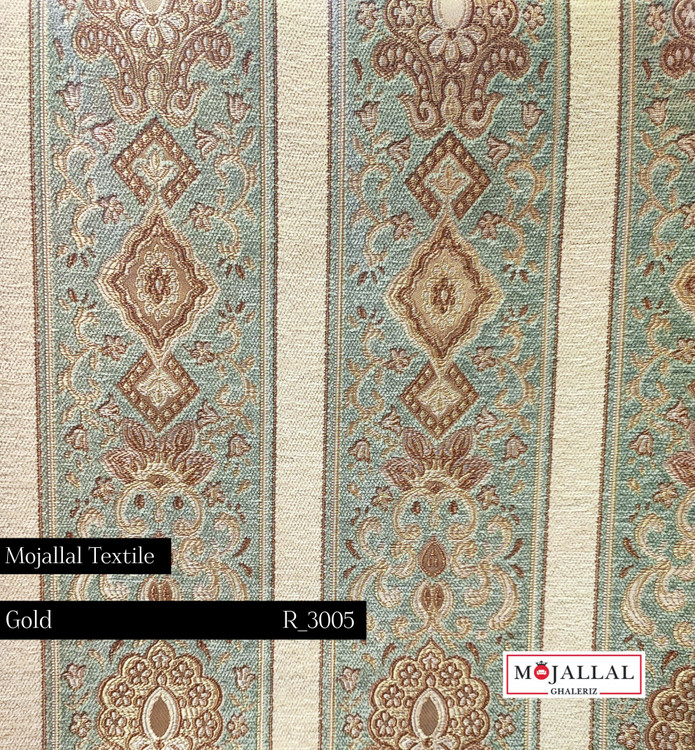 قیمت و خرید پارچه مبل دو شانل گلد طیف رنگ سبز طرح راه_قیمت و خرید پارچه مبل ترک