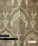 قیمت و خرید پارچه مبلی دو شانل گلد ترکیب رنگ زیتونی و کرم_قیمت و خرید پارچه مبلی ترک