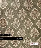 قیمت و خرید پارچه مبلی دو شانل گلد رنگ زیتونی و کرم _قیمت و خرید پارچه مبلی شانل ترک