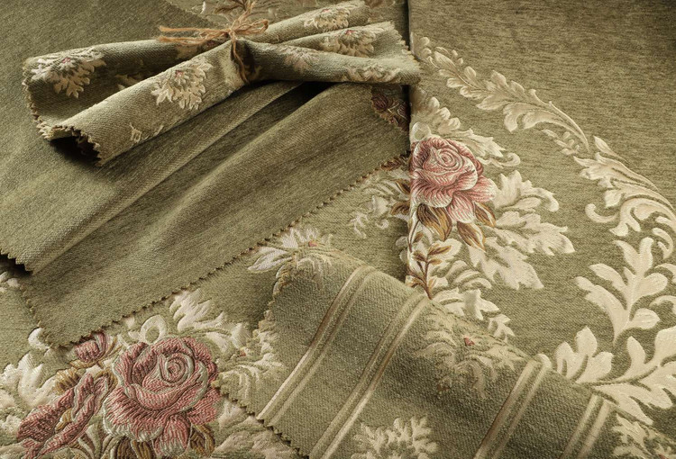 قیمت و خرید پارچه مبلی رزالین شانل ویسکوز در چهار طرح و یک ساده_بهترین و با کیفیتترین پارچهها از برند مجلل