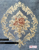 قیمت و خرید پارچه مبلی تک گل رنگ آبی شانل ویسکوز_پارچه مبلی با کیفیت بالا و قیمت مناسب