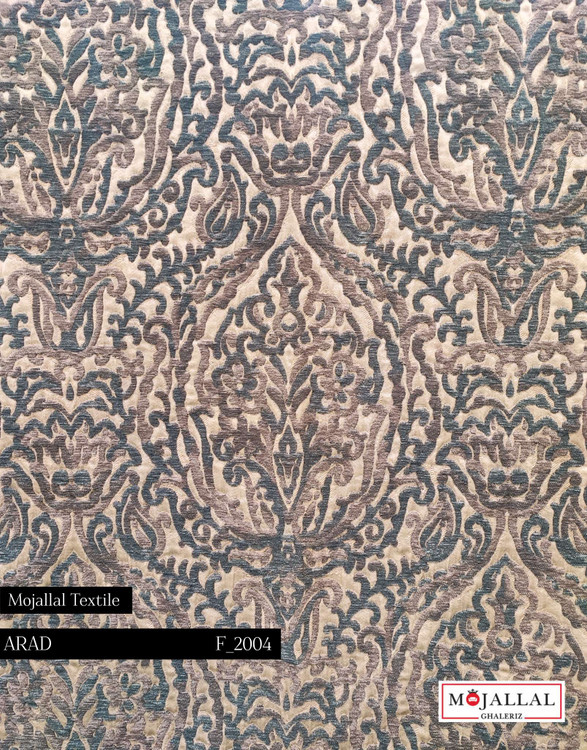 قیمت و خرید پارچه مبلی دو شانل آراد ترکیب رنگ طوسی و آبی_قیمت و خرید پارچه مبلی ترک