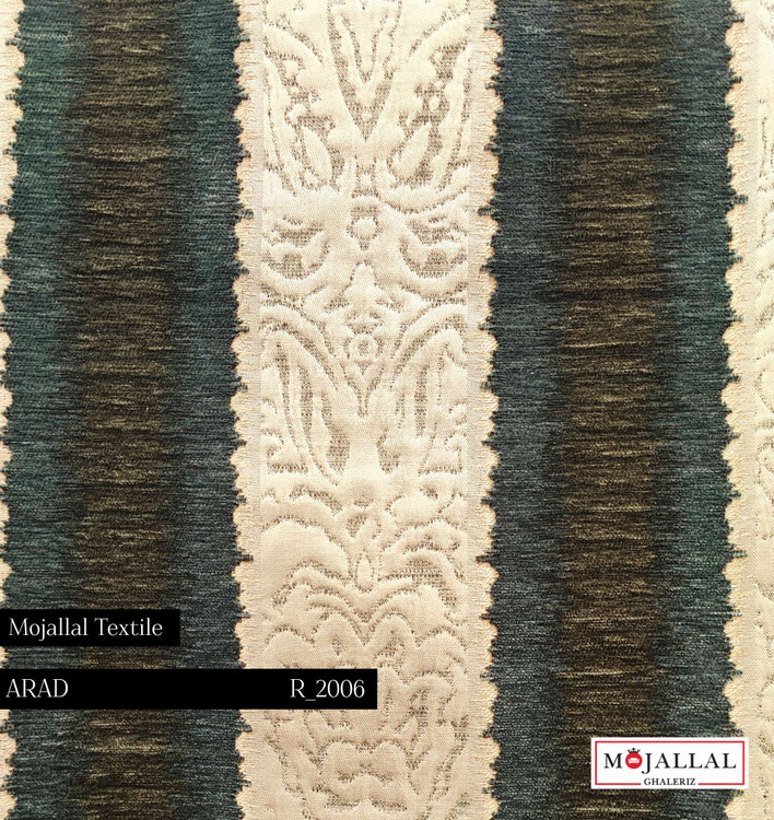 قیمت و خرید پارچه مبلی دو شانل آراد ترکیب رنگ سبز روشن و سبز تیره_قیمت و خرید پارچه مبلی دو شانل ترک