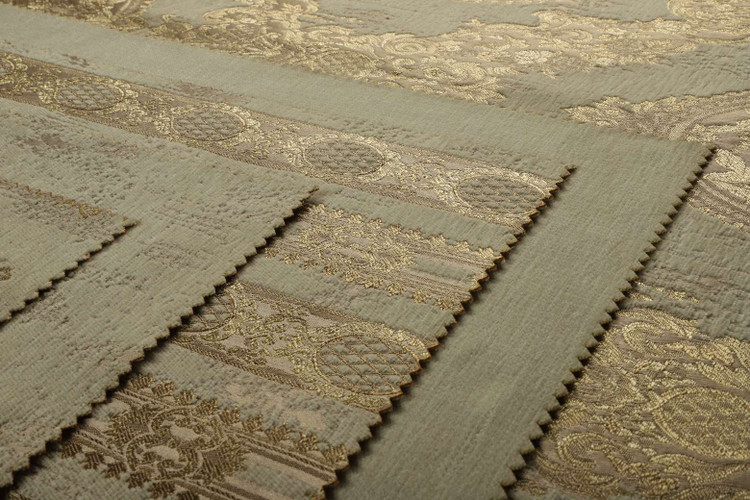 قیمت و خرید پارچه مبلی شانل کاترین بافت شده در چهار طرح و یک رنگ ساده_شانل وارداتی