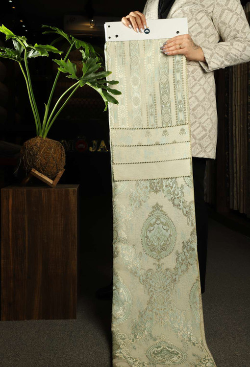 قیمت و خرید پارچه مبلی کاترین بافته شده در چهار طرح و یک ساده با مواد اولیه وارداتی از برند مجلل