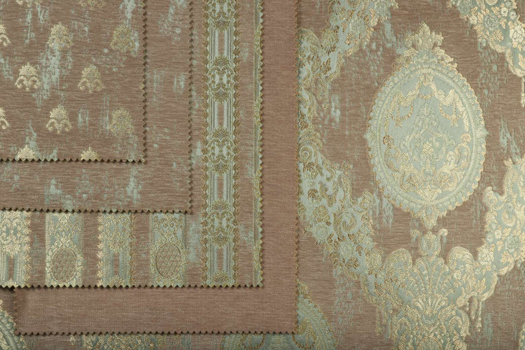 قیمت و خرید پارچه مبلی شانل کاترین بافته شده در چهار طرح و یک ساده با مواد اولیه وارداتی