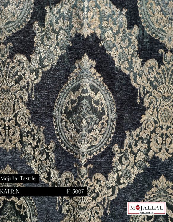 قیمت و خرید پارچه مبلی شانل کاترین طرح گل رنگ دودی _قیمت و خرید پارچه مبلی شانل با قیمت مناسب و کیفیت بالا